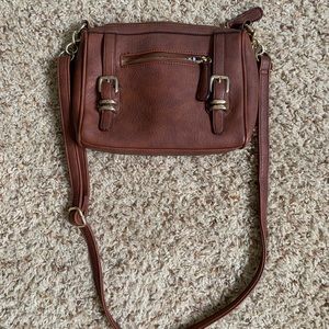 Brown crossbody purse